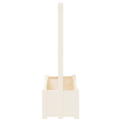 Big Planter with Trellis White 99.5 x 43 x 133.5 PP