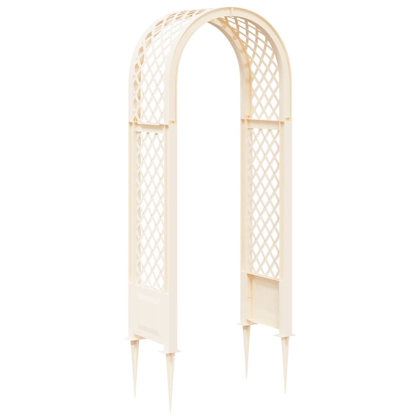 Rose Arch with Spikes White 97 x 43 x 218 cm PP