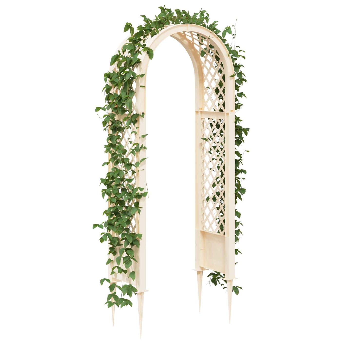 Rose Arch with Spikes White 97 x 43 x 218 cm PP