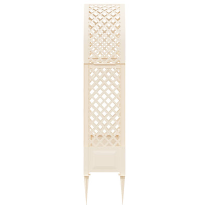 Rose Arch with Spikes White 97 x 43 x 218 cm PP