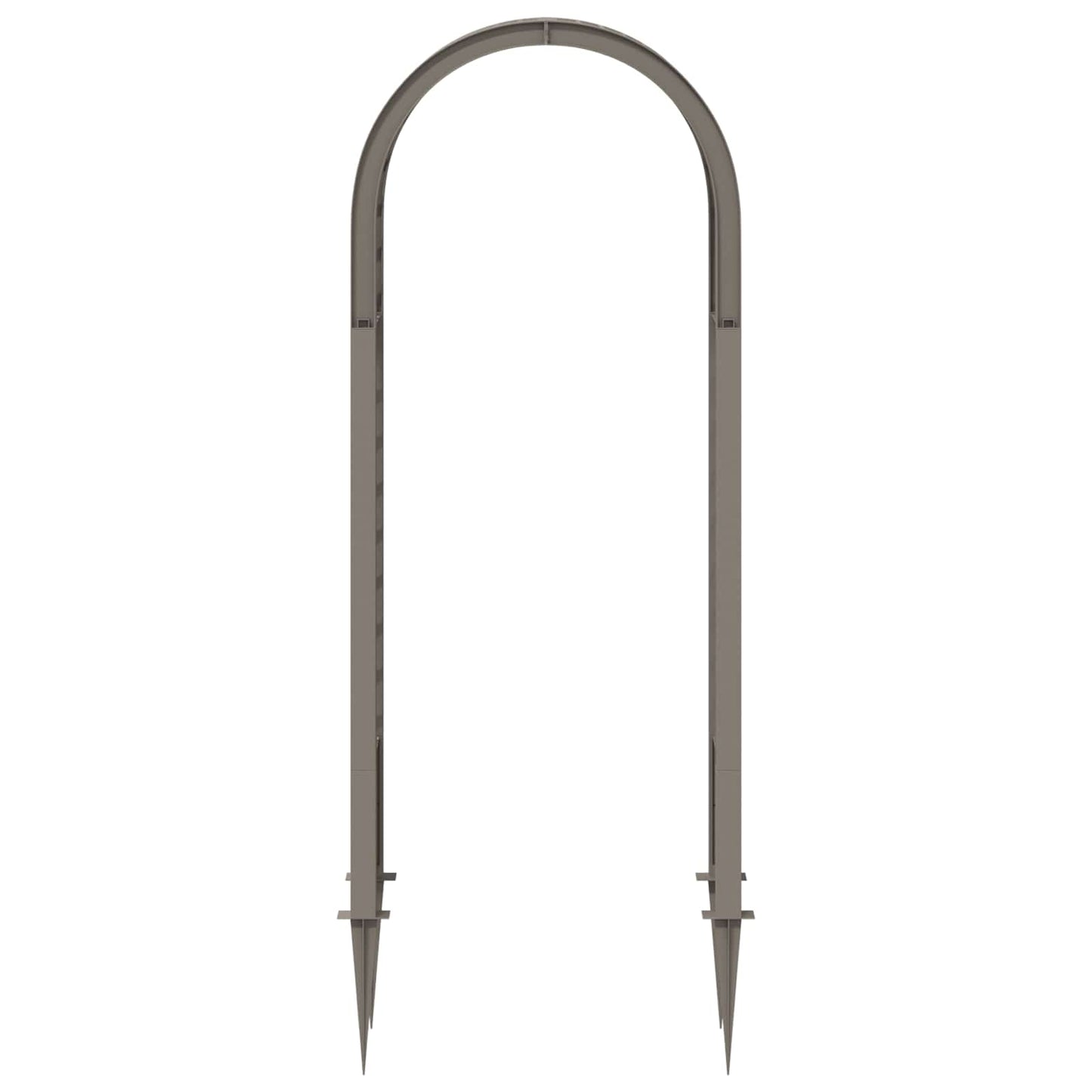 Rose Arch with Spikes Grey 97 x 43 x 218 cm PP