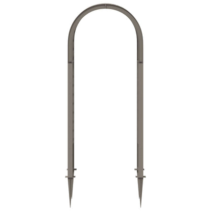 Rose Arch with Spikes Grey 97 x 43 x 218 cm PP