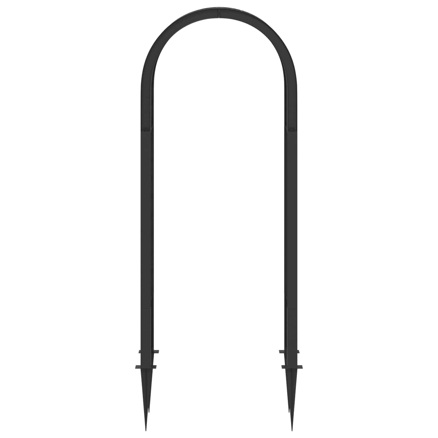 Rose Arch with Spikes Anthracite 97 x 43 x 218 cm PP