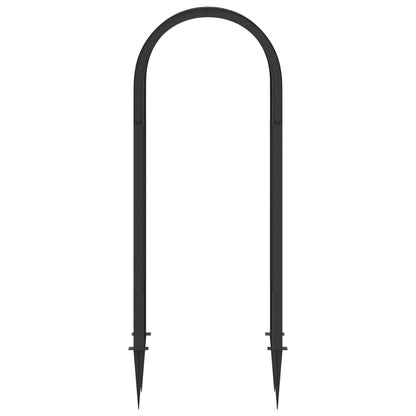 Rose Arch with Spikes Anthracite 97 x 43 x 218 cm PP