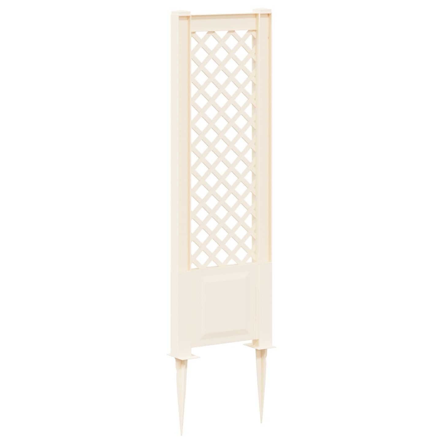 Trellis with Spike White 43 x 6 x 165 cm PP