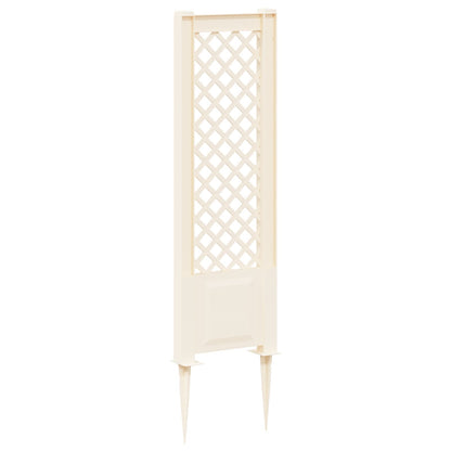 Trellis with Spike White 43 x 6 x 165 cm PP