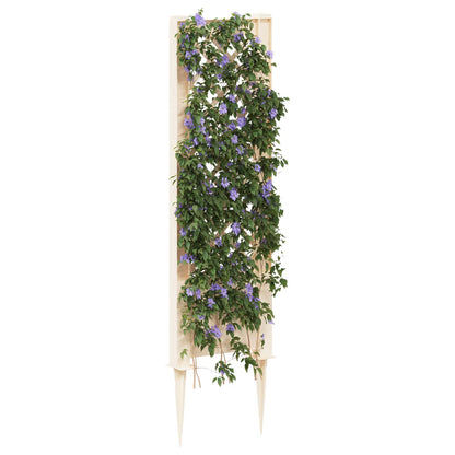 Trellis with Spike White 43 x 6 x 165 cm PP