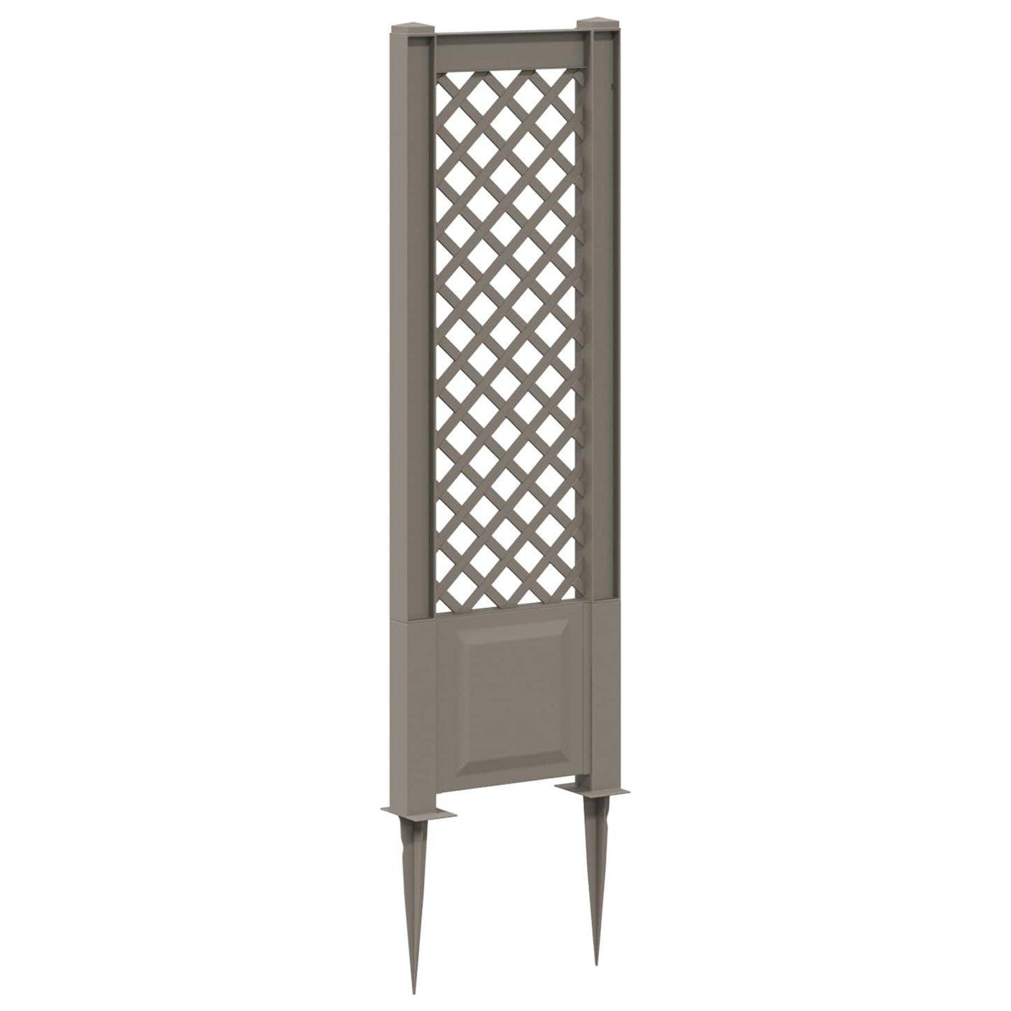 Trellis with Spike Grey 43 x 6 x 165 cm PP