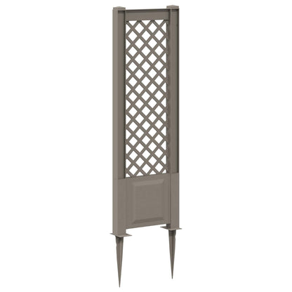 Trellis with Spike Grey 43 x 6 x 165 cm PP