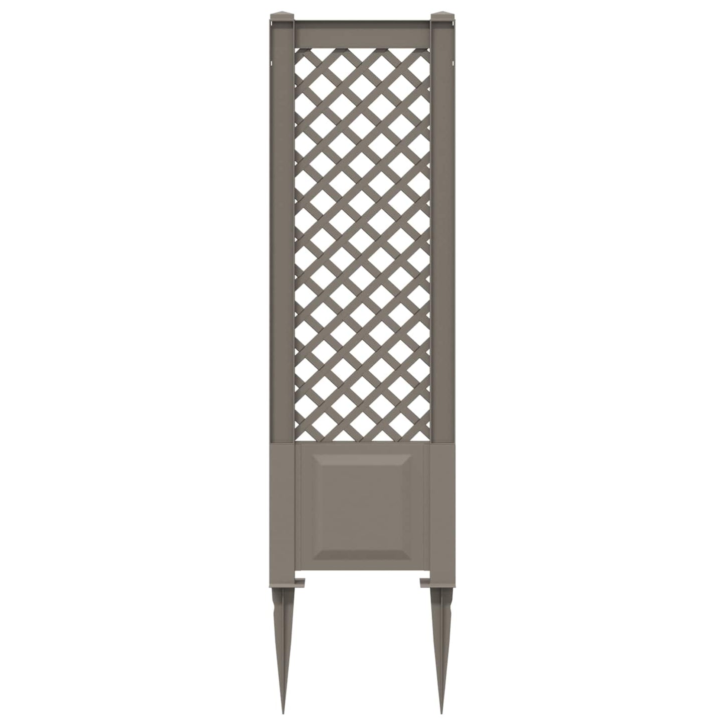 Trellis with Spike Grey 43 x 6 x 165 cm PP