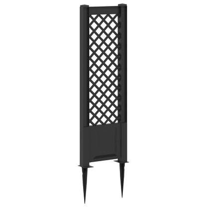 Trellis with Spike Anthracite 43 x 6 x 165 cm PP
