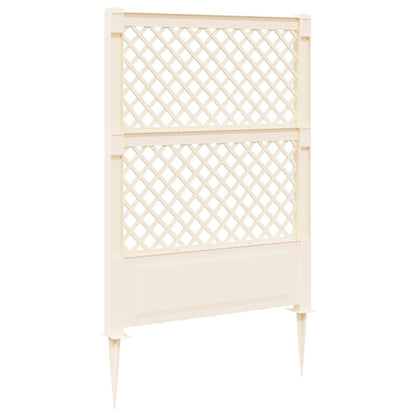 Trellis with Spike White 99 x 6 x 165 cm PP