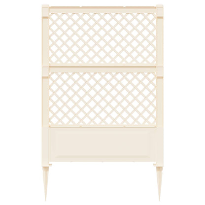 Trellis with Spike White 99 x 6 x 165 cm PP
