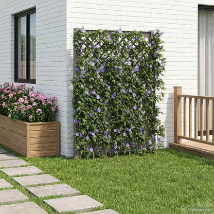 Trellis with Spike Grey 99 x 6 x 165 cm PP