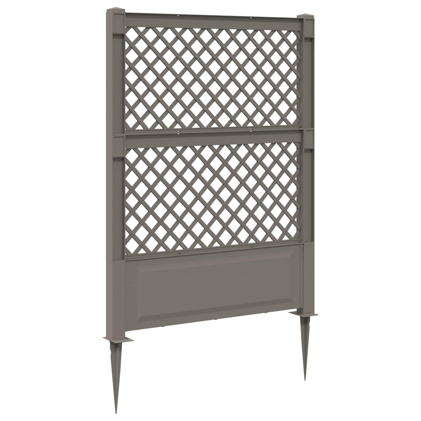 Trellis with Spike Grey 99 x 6 x 165 cm PP