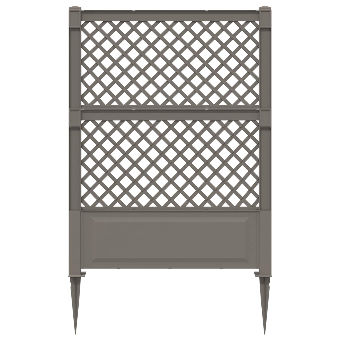 Trellis with Spike Grey 99 x 6 x 165 cm PP