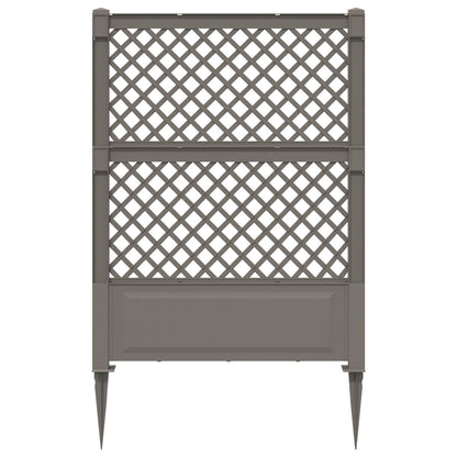 Trellis with Spike Grey 99 x 6 x 165 cm PP