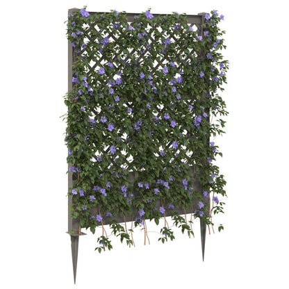 Trellis with Spike Grey 99 x 6 x 165 cm PP