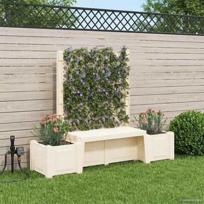 Garden Bench Kopenhagen PP White