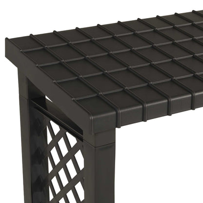 Firewood Rack 114 x 46 x 101 cm PP Anthracite
