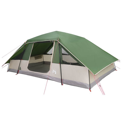 Family Tent with Rainfly Water-resistant Green 10-Person
