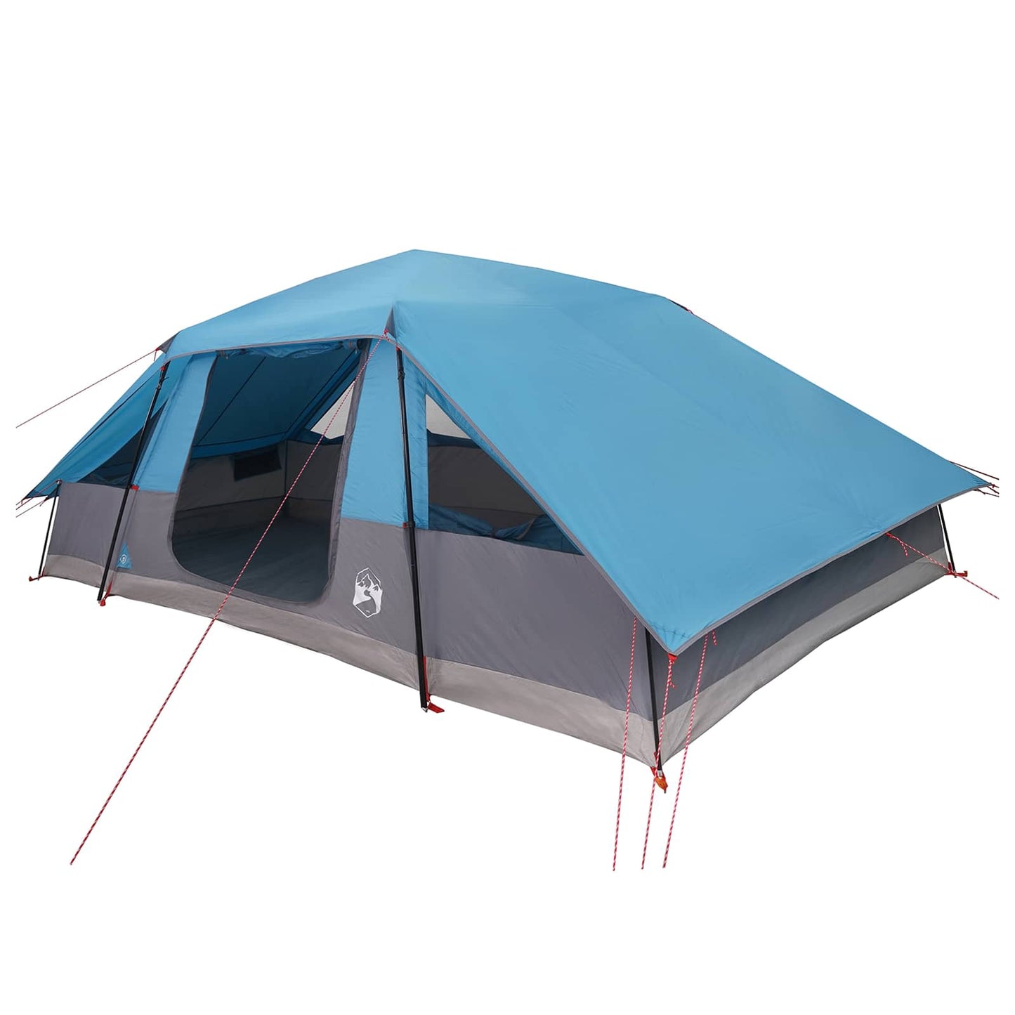 Family Tent with Rainfly Water-resistant 10-Person Blue