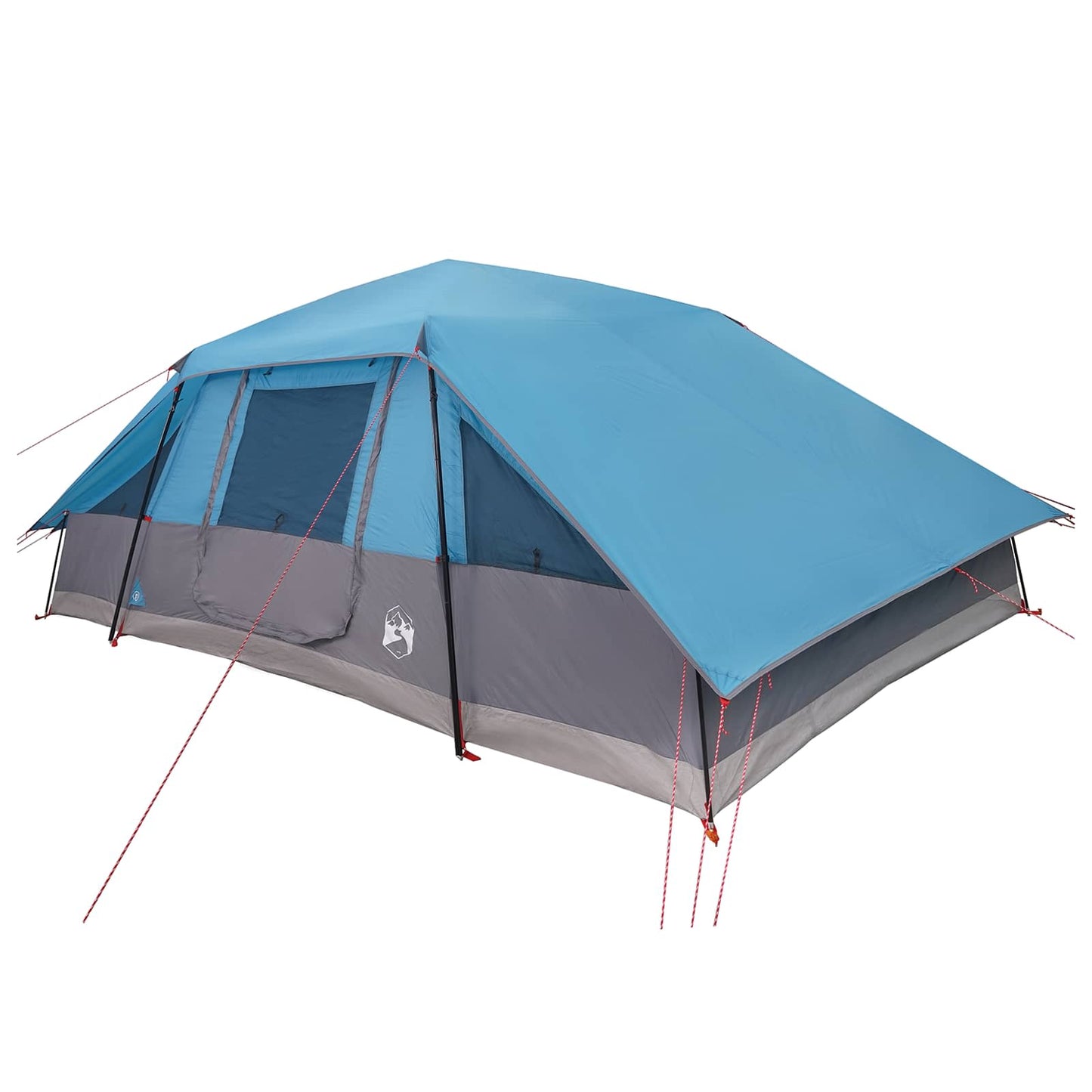 Family Tent with Rainfly Water-resistant 10-Person Blue