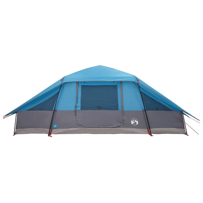 Family Tent with Rainfly Water-resistant 10-Person Blue