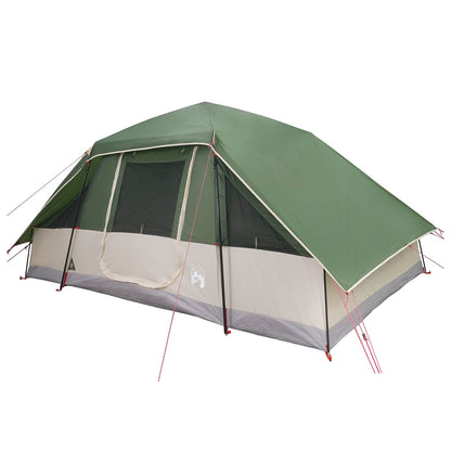 Family Tent with Rainfly Water-resistant 6-Person Green