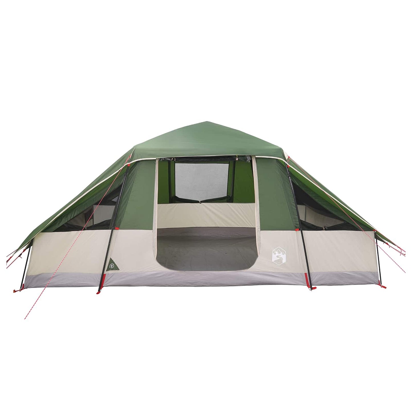 Family Tent with Rainfly Water-resistant 6-Person Green