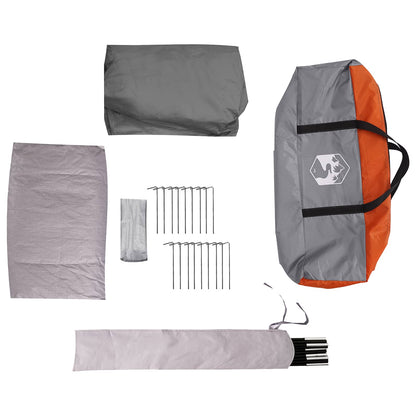 Family Tent with Rainfly Water-resistant 6-Person