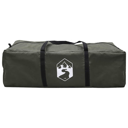 Family Tent with Rainfly Water-resistant 6-Person Army Green