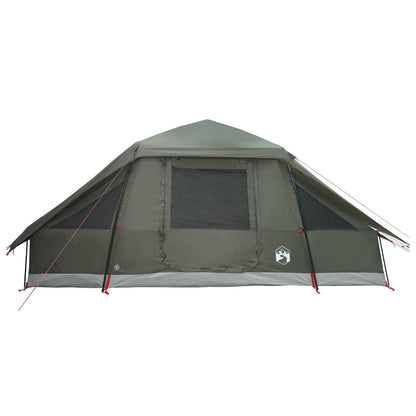 Family Tent with Rainfly Water-resistant 6-Person Army Green