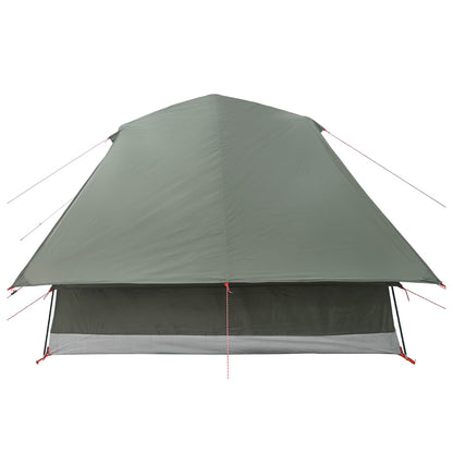 Family Tent with Rainfly Water-resistant 6-Person Army Green