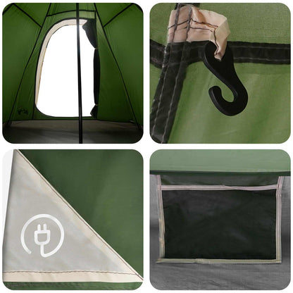 Tipi Tent Water-Resistant 3-Person Green