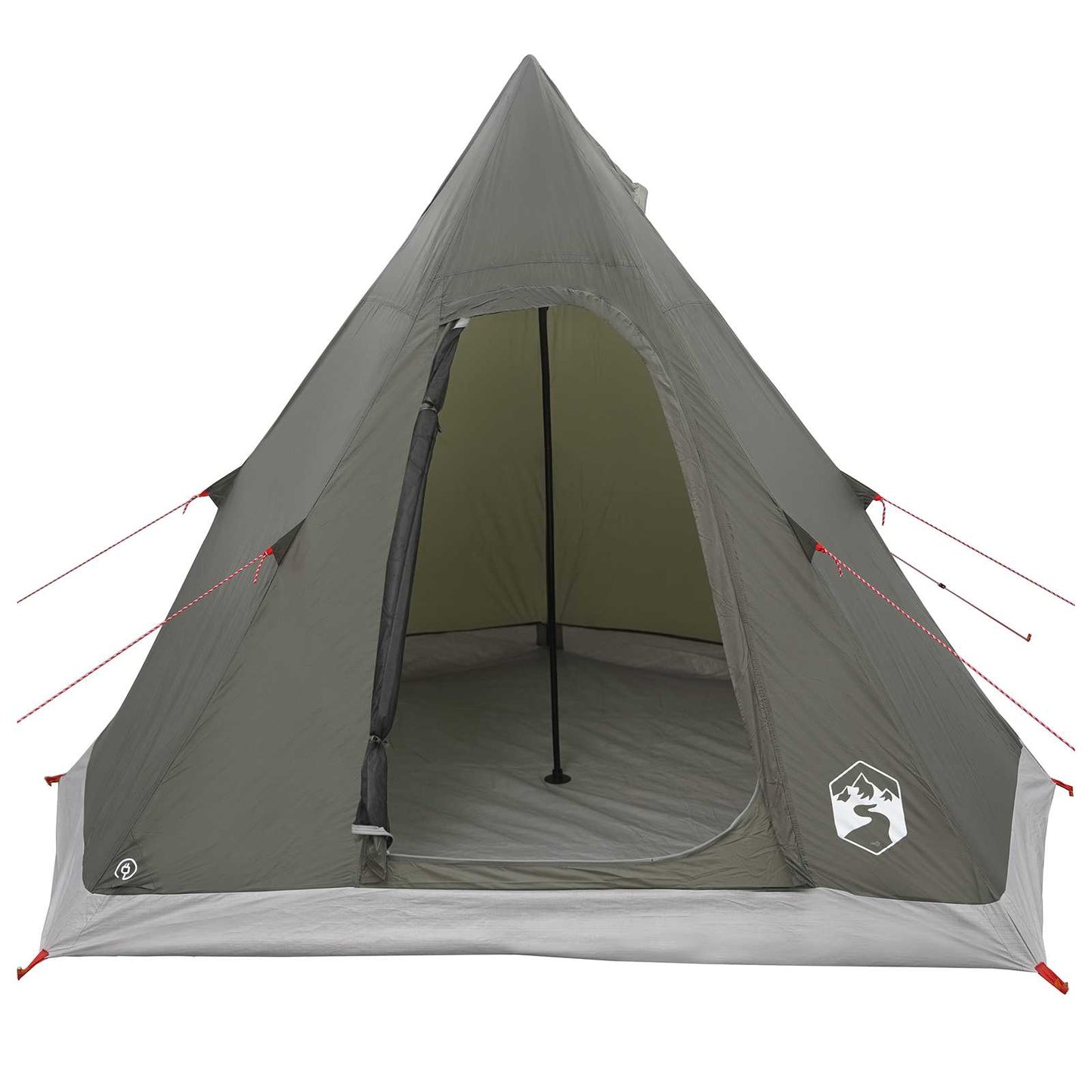 Tipi Tent Water-Resistant 3-Person Army Green
