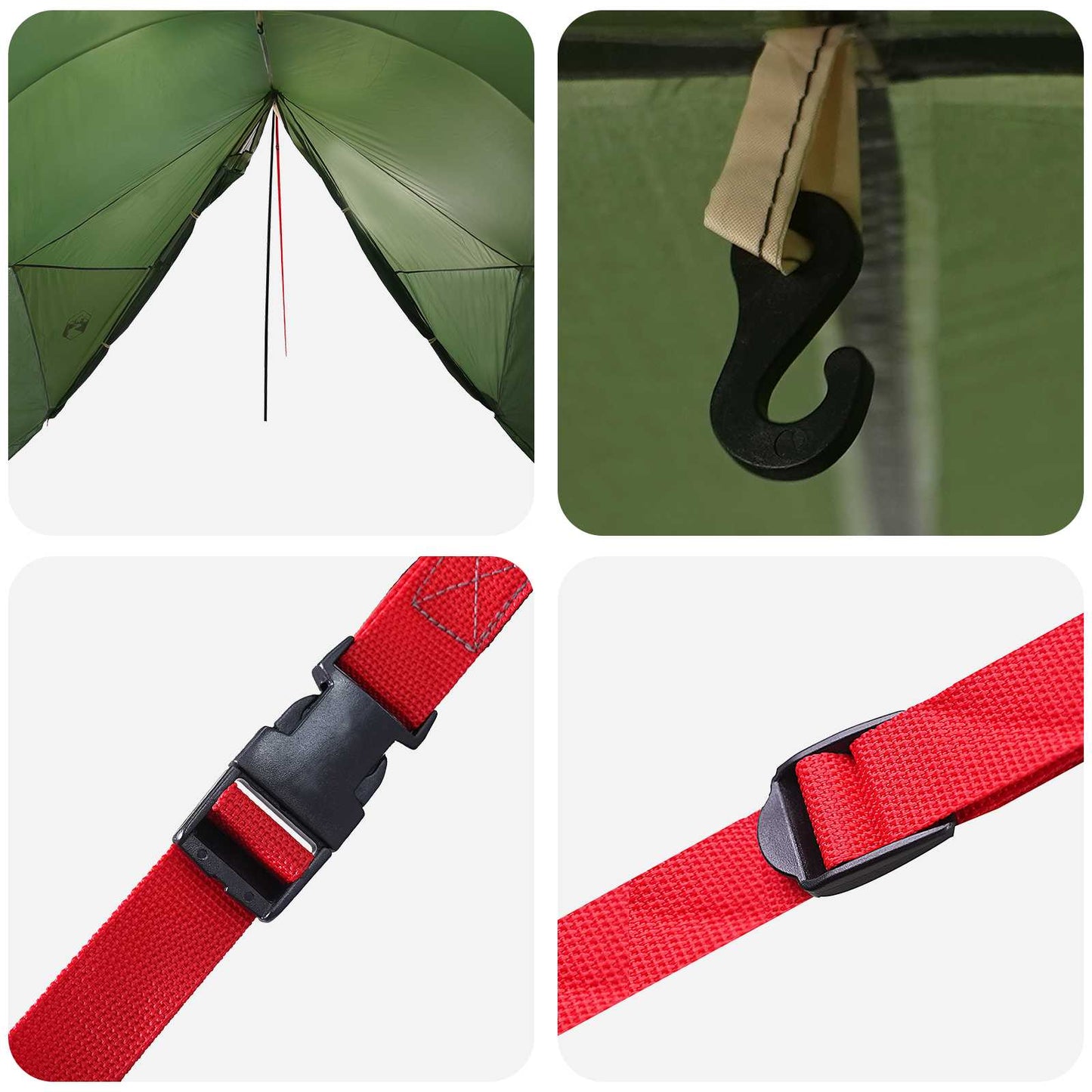 Canopy Tent Water-Resistant -Person Green