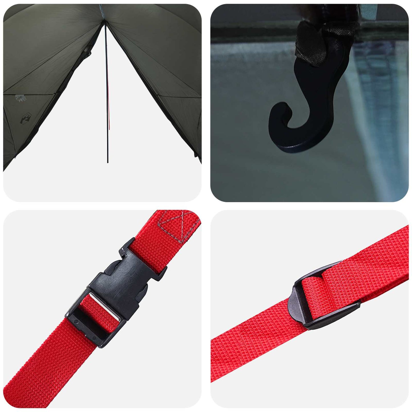 Canopy Tent Water-Resistant Army Green