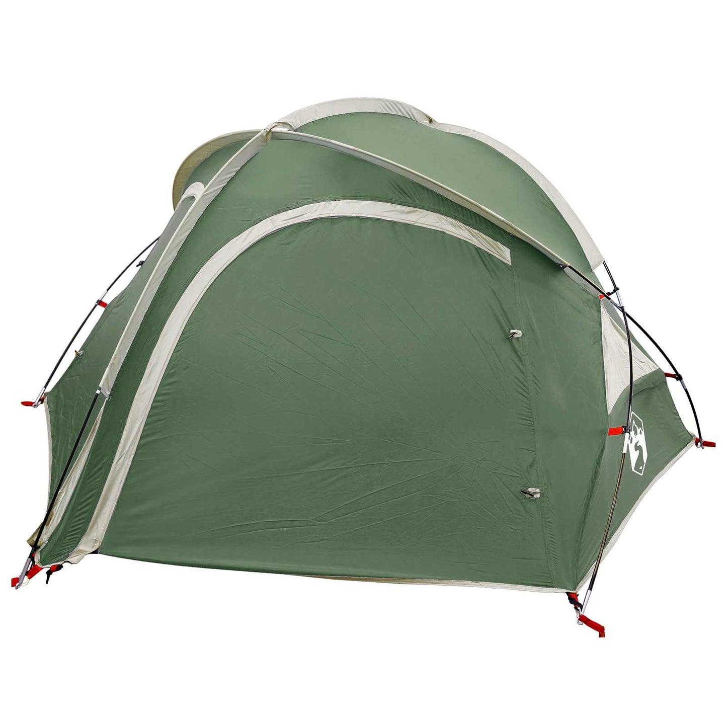 Trekking Tent with Rainfly Water-Resistant 2-Person Green