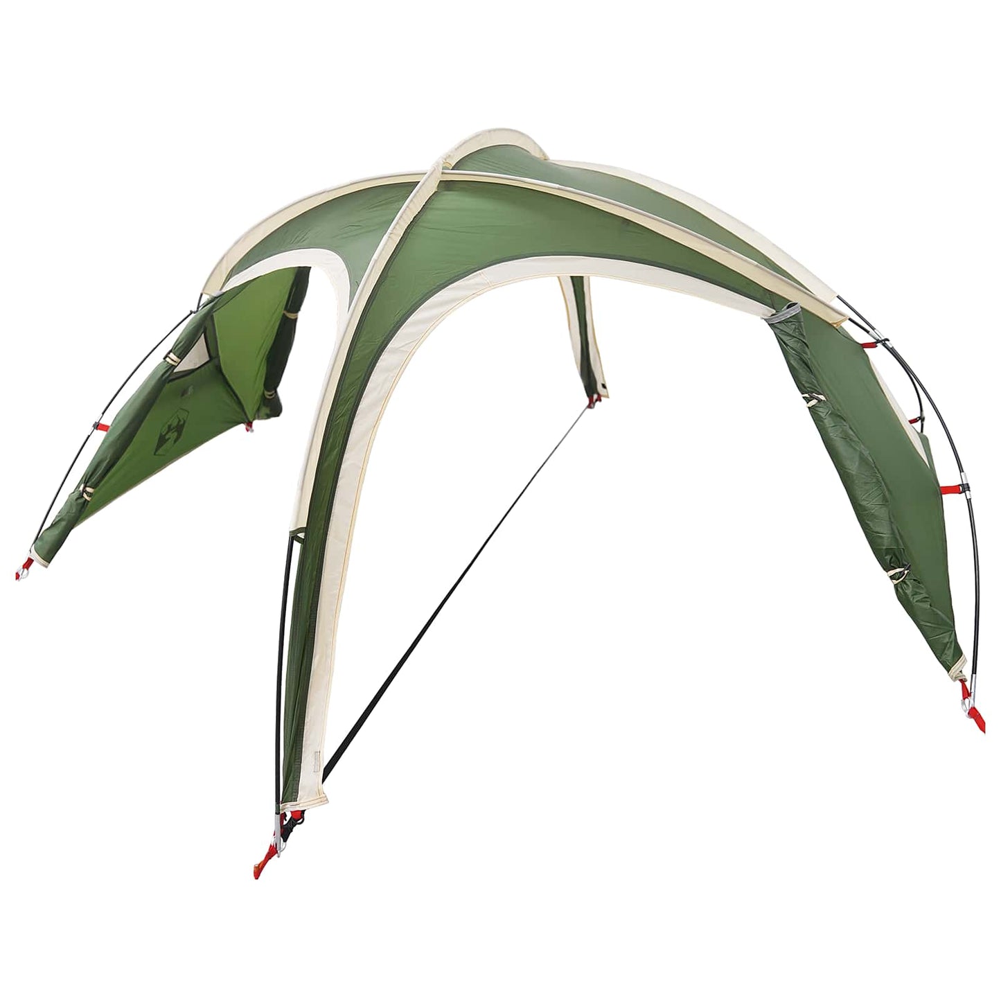 Trekking Tent with Rainfly Water-Resistant 2-Person Green