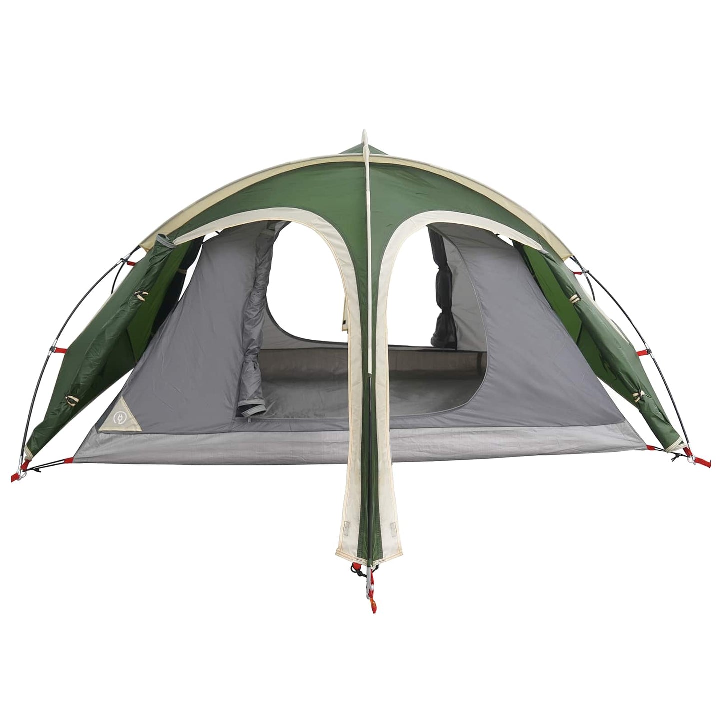 Trekking Tent with Rainfly Water-Resistant 2-Person Green