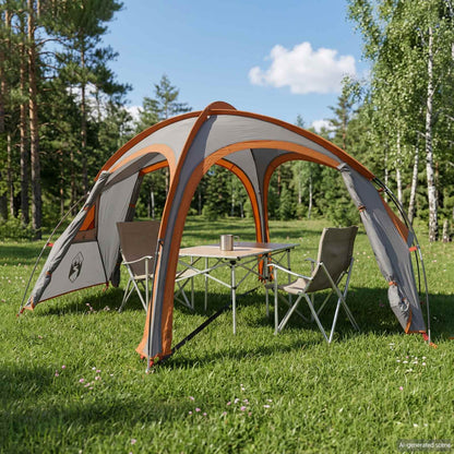 Trekking Tent with Rainfly Water-Resistant 2-Person