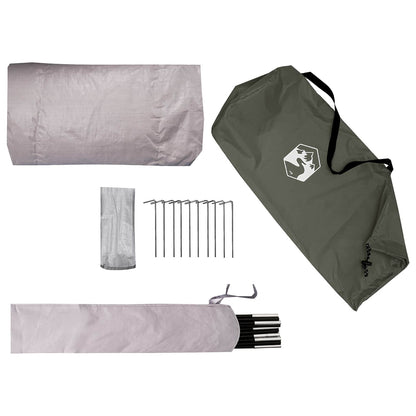 Trekking Tent with Rainfly Water-Resistant 2-Person Army Green