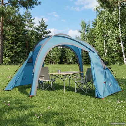 Trekking Tent with Rainfly Water-Resistant 3-Person Blue