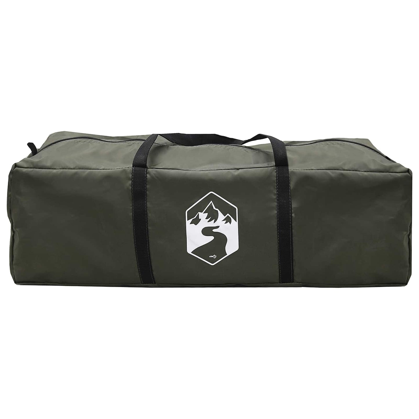 Trekking Tent with Rainfly Water-Resistant 3-Person Army Green