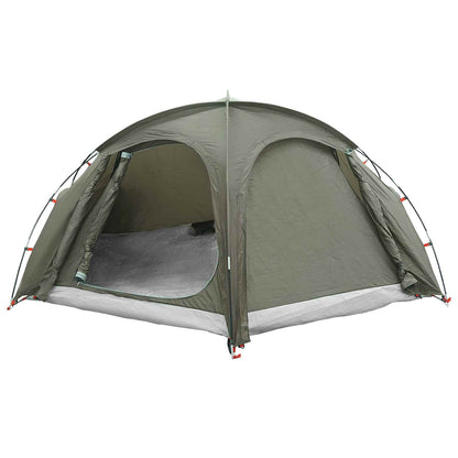Trekking Tent with Rainfly Water-Resistant 3-Person Army Green
