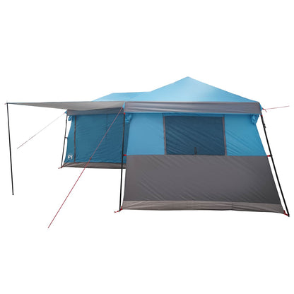 Family Tent with Rainfly Water-Resistant 14-Person Blue