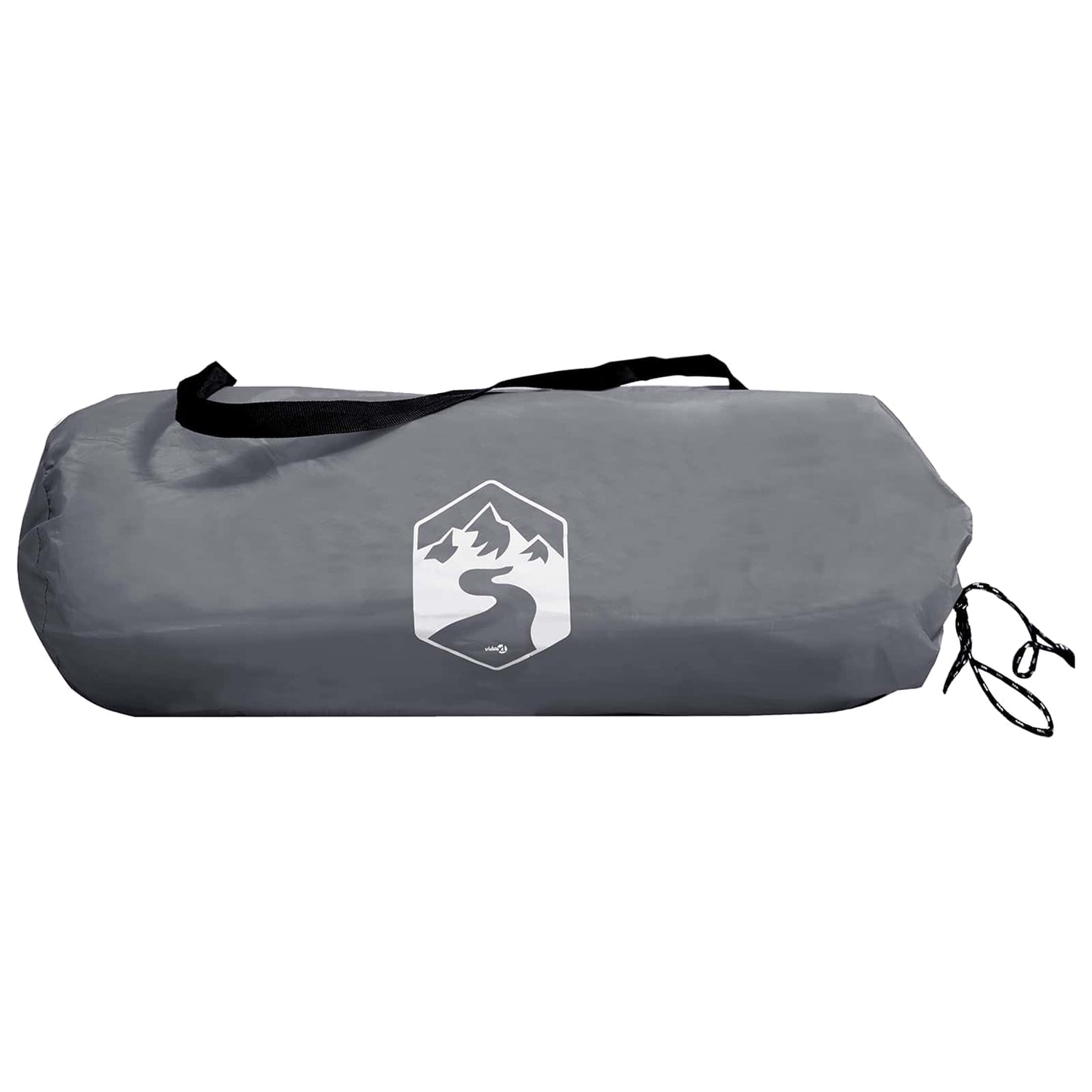 Hiking Tent Water-Resistant 1-Person Grey and Orange
