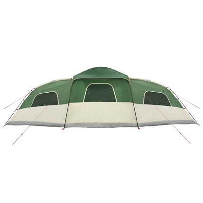 Family Tent with Rainfly Water-resistant 18-Person Green