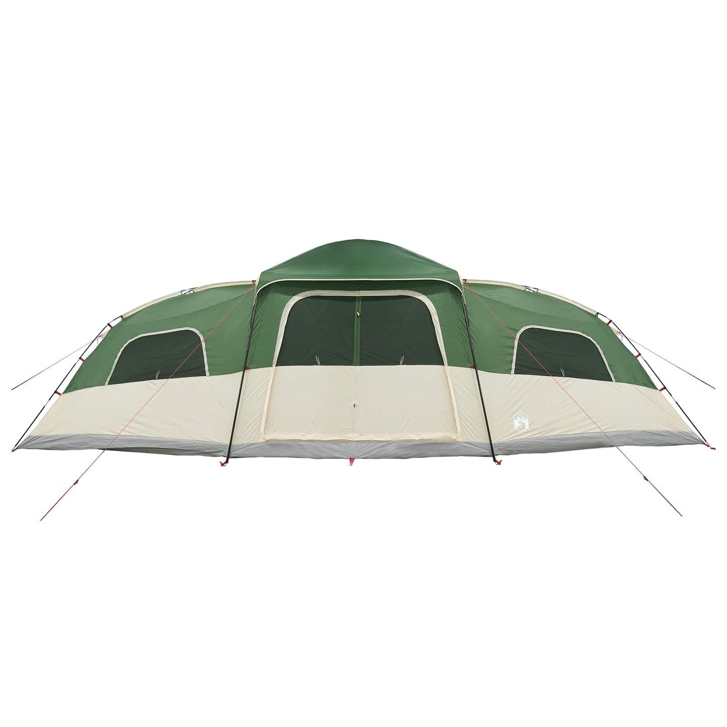Family Tent with Rainfly Water-resistant 18-Person Green